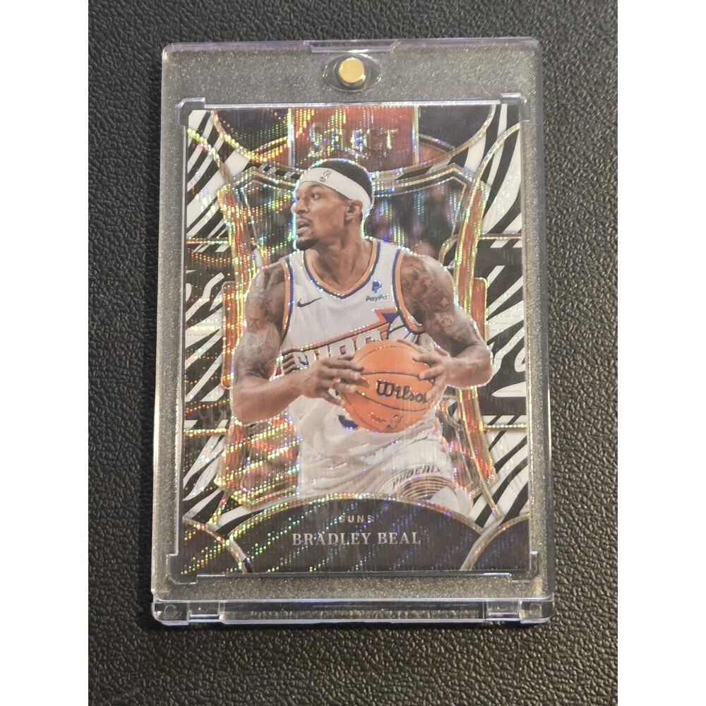 2023-24 Panini Select #354 Bradley Beal Zebra Prizms Case Hit